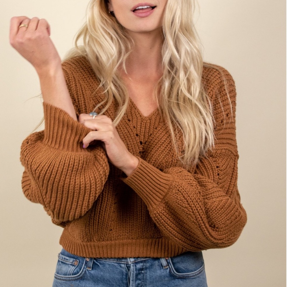 FP Brown All Day Long Sweater - Picture 6 of 8